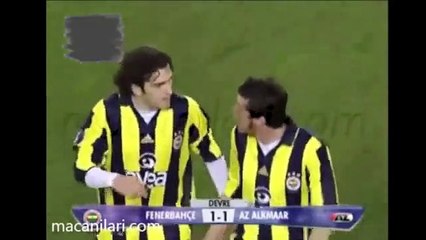 Fenerbahçe 3-3 AZ Alkmaar 14.02.2007 - 2006-2007 UEFA Cup Round of 32 1st Leg