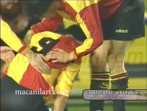 Galatasaray 3-0 Kardemir Karabükspor 21.12.1997 - 1997-1998 Turkish 1st League Matchday 17