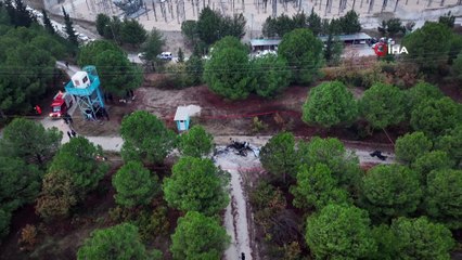 Gökyüzünde 380 bin voltla gelen ölüm! Uçak kazası kamerada