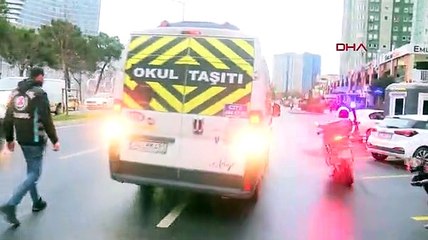 Trafik cezası alan şoför basın mensuplarına hakaret etti