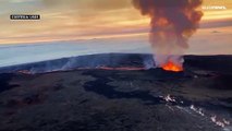 Vulcão Mauna Loa continua ativo mas alerta diminui para laranja