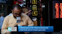 Inflationsrate in der Türkei erstmals seit anderthalb Jahren wieder gesunken