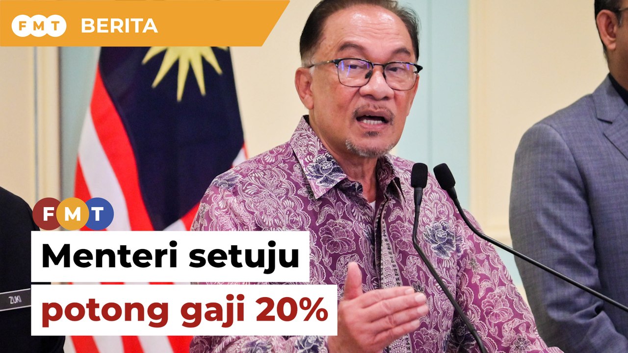 Menteri setuju potong gaji 20%, kata Anwar