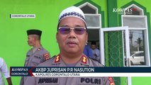 Polres Gorut dan Keluarga Korban Kecelakaan Helikopter Sholat Ghaib