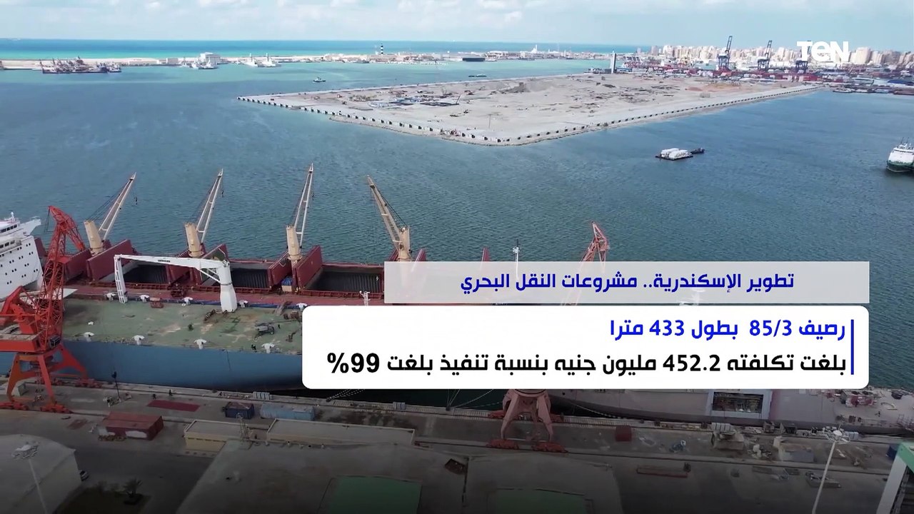 شاهد أبرز مشروعات النقل البحري بالإسكندرية ضمن تطوير الإسكندرية