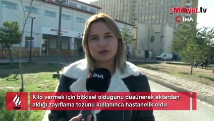 Zayıflamak istedi, gözünü hastanede açtı