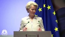 رئيسة المفوضية الأوروبية: التعاون بين أميركا والاتحاد الأوروبي سيخفض تكلفة منتجات الطاقة النظيفة