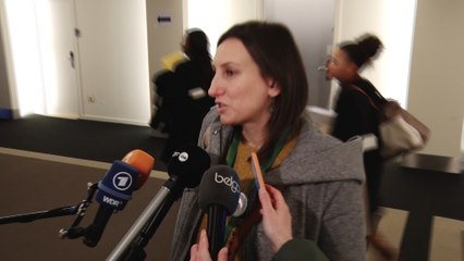 "C'est le début d'un procès historique, c'est impressionnant" témoigne Christelle Giovannetti survivante de Maelbeek