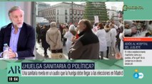 Inda: «La huelga de médicos de Madrid es política y el sindicato que convoca es el de Mónica García»