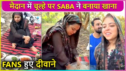 Saba Ibrahim Cooks Food On Chulha After Marriage, Fans Call Her Perfect Bahu & Wife