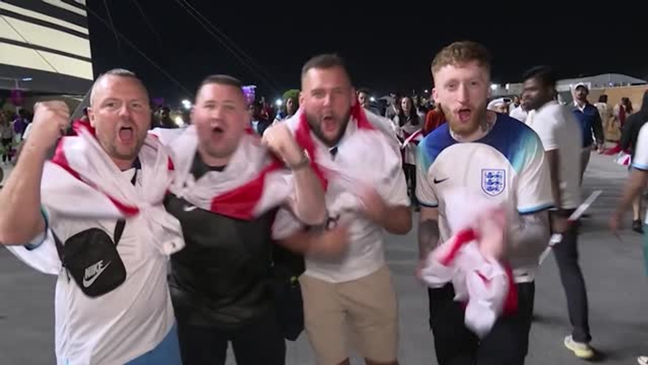 England-Fans nach Sieg 'absolut begeistert'