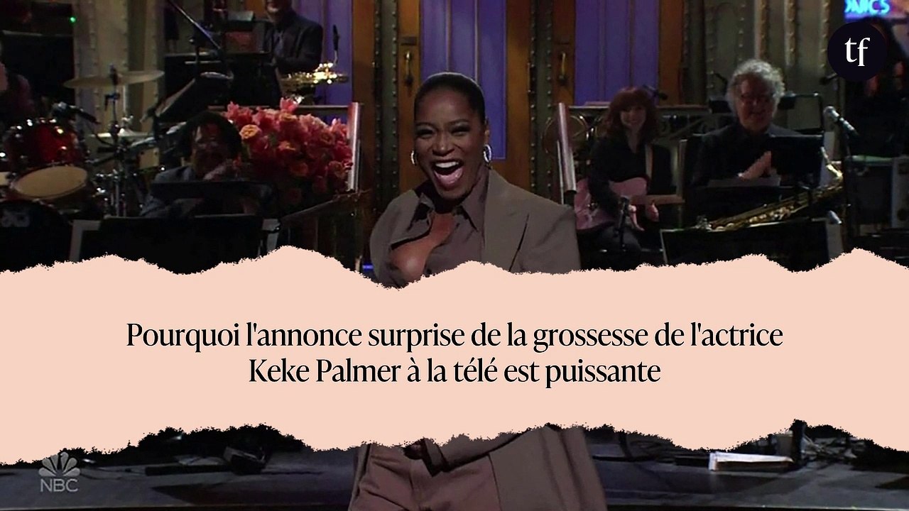 Pourquoi l'annonce surprise de la grossesse de l'actrice Keke Palmer à la télé est puissante