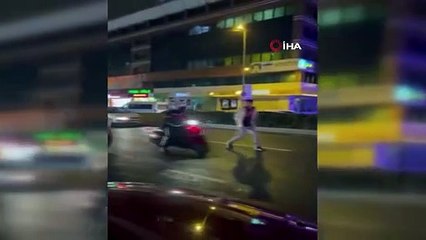 İstanbul'da yine ''çakarlı'' rezalet! Trafiği kesip ortalığı birbirine kattılar