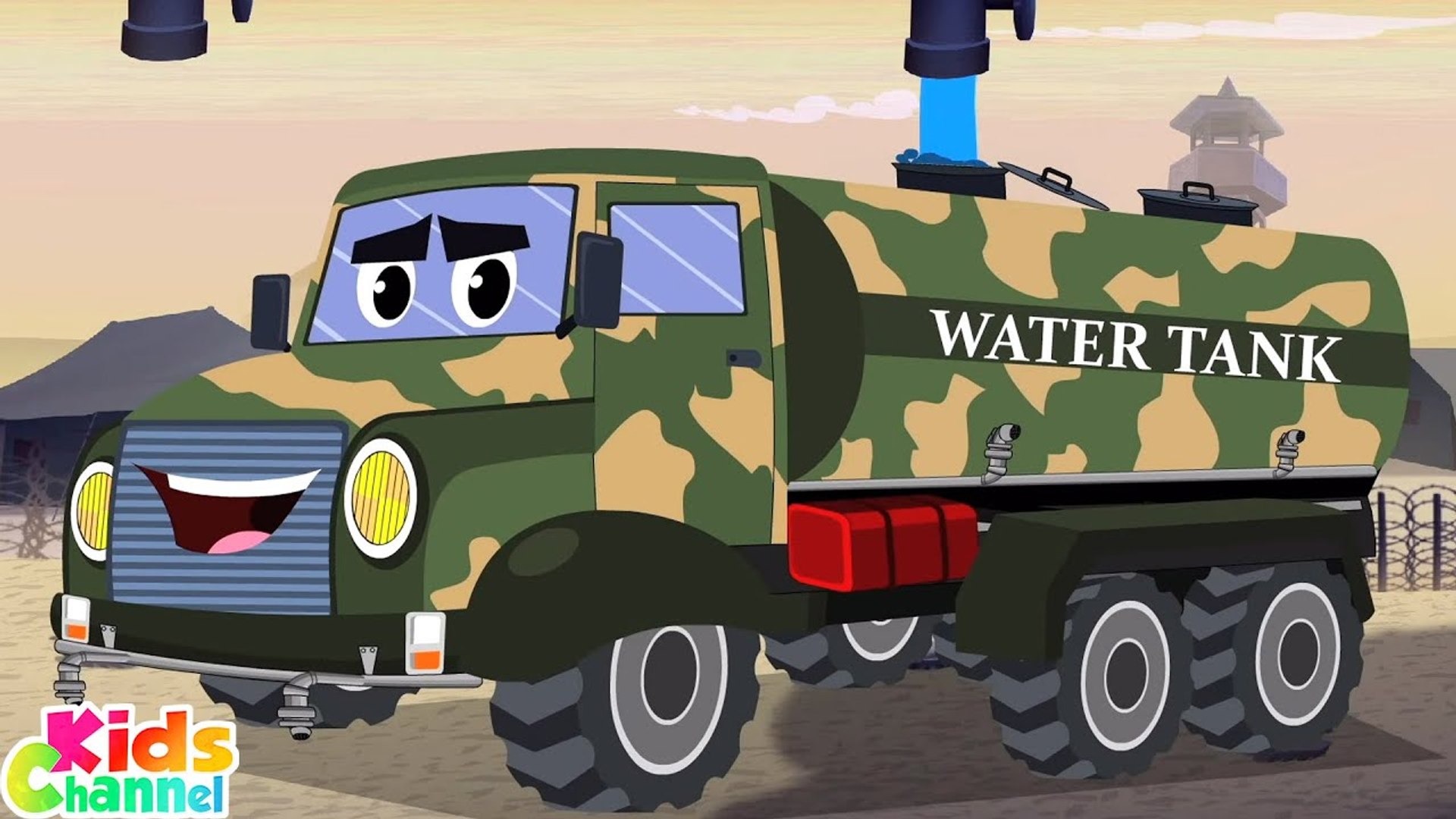 Water Truck - Vehicles for Kids - Car Cartoon Videos for Toddlers - video  Dailymotion