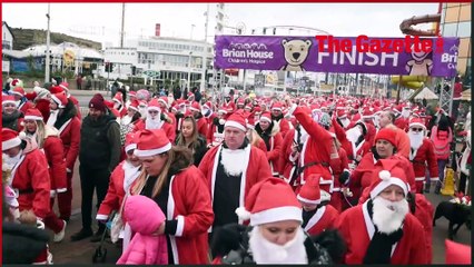 Blackpool Gazette news update 5 Dec 2022: 2,000 Santas raise £35,000 for Brian House