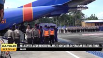 KAPOLRI SEPEKAN : Kapolri Pimpin Upacara Kedinasan Dua Jenazah Kecelakaan Helikopter