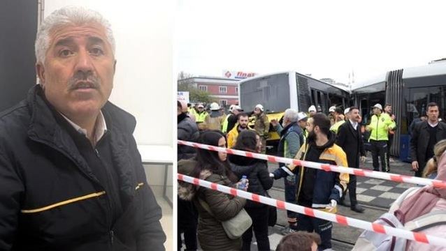 Tramvayın çarptığı otobüsün şoförü feci kazayı anlattı: Tramvay kırmızı ışıkta geçti