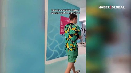 Messi'nin Avustralyalı futbolcularla olan görüntüleri viral oldu