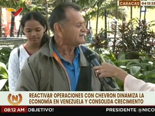 Pueblo venezolano valora positivamente la reactivación de las operaciones con la compañía Chevron