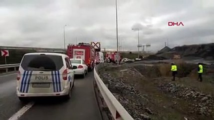 Kuzey Marmara Otoyolu'nda kimyasal madde paniği