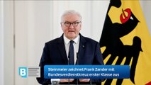 Steinmeier zeichnet Frank Zander mit Bundesverdienstkreuz erster Klasse aus