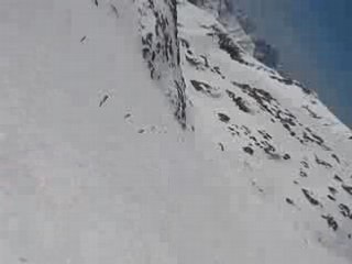 Une bonne gamelle en snow