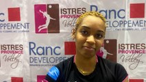 Interview maritima: Sherley Lanimarac après la victoire d'Istres Volley contre Romans