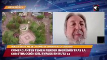 Comerciantes temen perder ingresos tras la construcción del Bypass en ruta 12