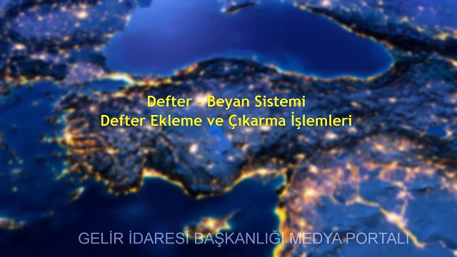 Defter Beyan Sistemi Defter Ekleme ve Çikarma İşlemleri #defterbeyansistemi