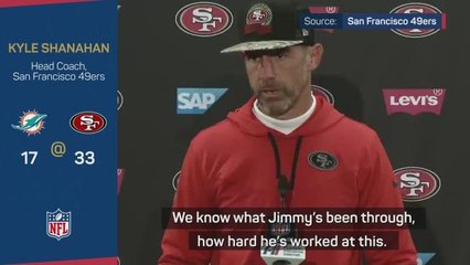 Garoppolo injury 'crushing', says Shanahan