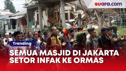 Di-ACC Heru Budi, Masjid di Jakarta Setor Infak ke Rekening Ormas Demi Bantu Korban Gempa Cianjur