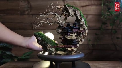 creating a miniature moon garden