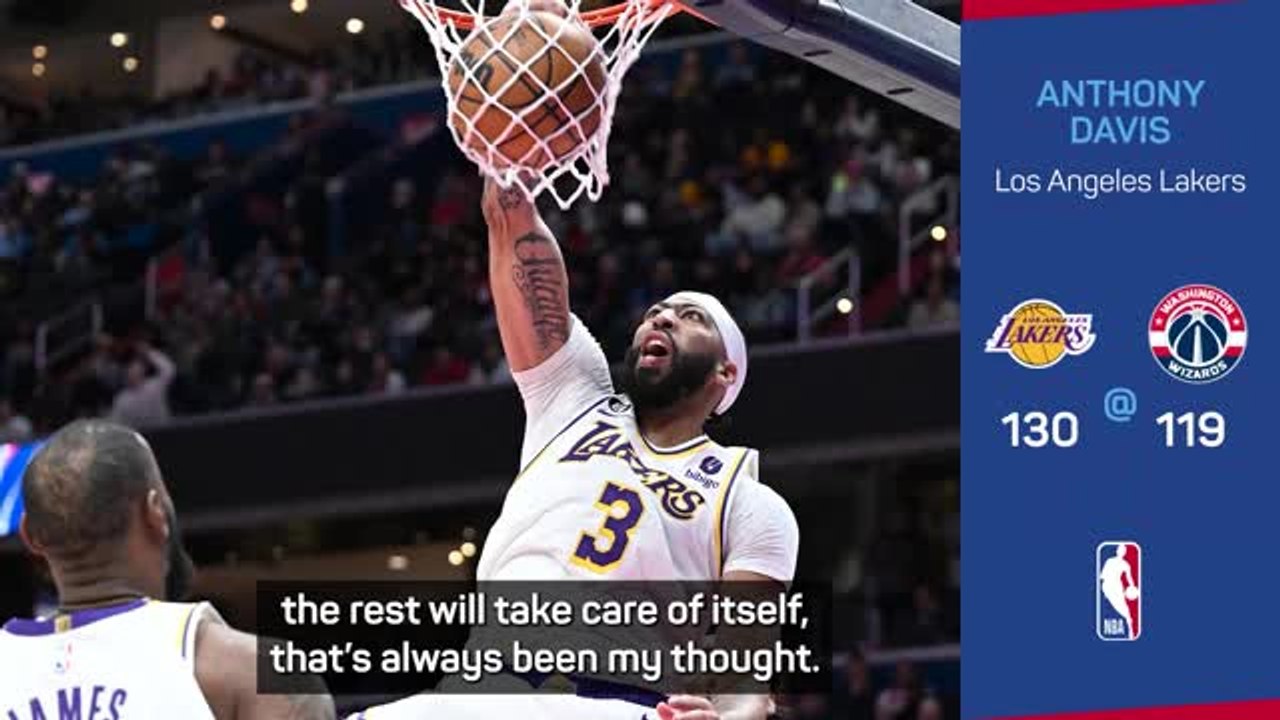 Davis focused on team achievements as 'MVP' chants boom courtside