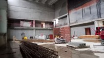 Visite du chantier de rénovation du Vilar, le théâtre de Louvain-la-Neuve