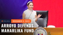 Ex-president Gloria Arroyo defends proposal to establish Maharlika fund