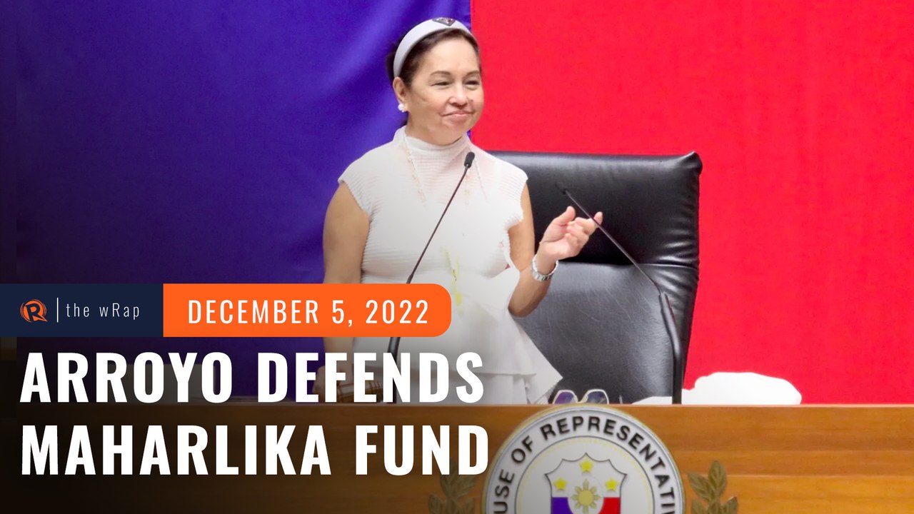 Ex-president Gloria Arroyo defends proposal to establish Maharlika fund