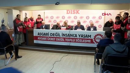 DİSK: ASGARİ ÜCRET 13 BİN 200 LİRA OLMALI