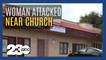 Elderly woman attacked near church in San Diego