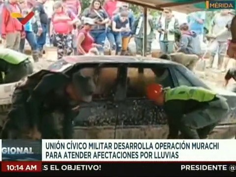 Mérida | Unión cívico-militar realiza Operación Murachi para atender afectaciones en el mcpio. Zea