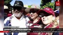 Barbosa: Puebla es lopezobradorista; la 4T no acaba en 2024
