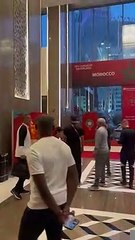 Mbappé débarque dans l'hôtel du Maroc pour rendre visite à Hakimi