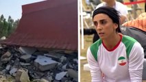 Une grimpeuse iranienne enlève son voile lors d’une compétition, sa maison détruite