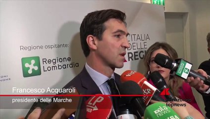 Acquaroli (Marche): "Quadro di unità nazionale un obiettivo da raggiungere"