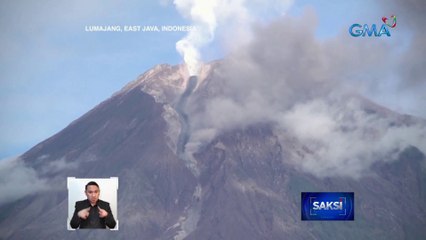 Forced evacuation, ipinatupad sa ilang bahagi ng East Java matapos sumabog ang Mt. Semeru | Saksi