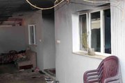 Evlerinde ikinci kez yangın çıkan ailenin evi kullanılamaz hale geldi