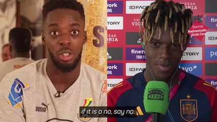 Iñaki Williams turns journalist to grill brother Nico