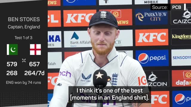 'One of my best days!' - Stokes inspires England to historic Pakistan win