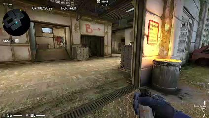 How to Smoke Storage Room on Cache, option 1 - CSGO
