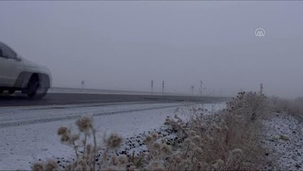 Yoğun kar ve sis ulaşımı aksatıyor