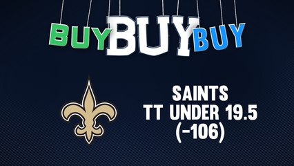 Take The Under On The Saints Team Total On MNF Vs. Buccaneers